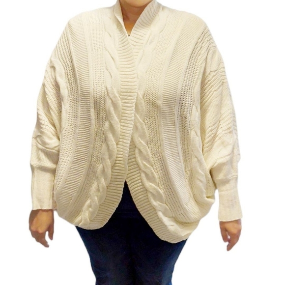 Military Hippie Sweaters - Military Hippie Cardigan Sweater One Size  Cream